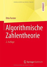 cover of the book Algorithmische Zahlentheorie