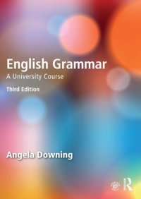 cover of the book English Grammar: A University Course