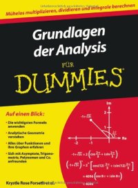 cover of the book Grundlagen der Analysis für Dummies