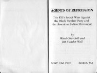 cover of the book Agents of Repression: The FBI's Secret Wars against the Black Panther Party and the American Indian Movement