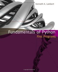 cover of the book Fundamentals of Python: First Programs