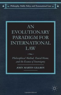 cover of the book An Evolutionary Paradigm for International Law: Philosophical Method, David Hume, and the Essence of Sovereignty