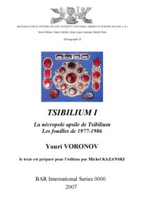 cover of the book Tsibilium: La necropole apsile de Tsibilium