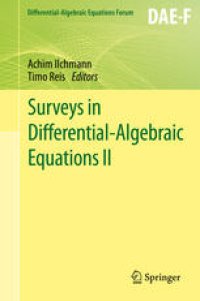 cover of the book Surveys in Differential-Algebraic Equations II