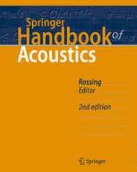 cover of the book Springer Handbook of Acoustics