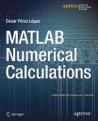 cover of the book MATLAB Numerical Calculations