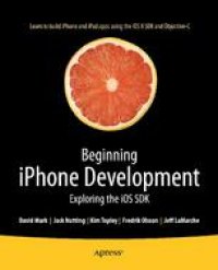 cover of the book Beginning iPhone Development: Exploring the iOS SDK