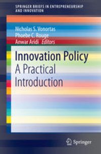 cover of the book Innovation Policy: A Practical Introduction