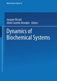 cover of the book Dynamics of Biochemical Systems