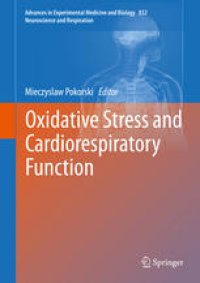 cover of the book Oxidative Stress and Cardiorespiratory Function