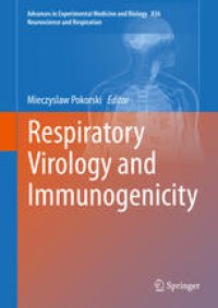 cover of the book Respiratory Virology and Immunogenicity