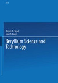 cover of the book Beryllium Science and Technology: Volume 2