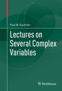 cover of the book Lectures on Several Complex Variables