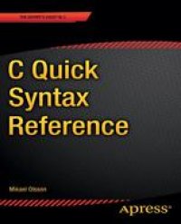 cover of the book C Quick Syntax Reference