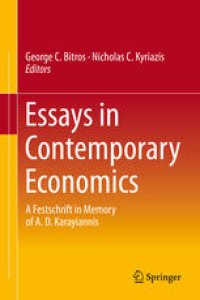 cover of the book Essays in Contemporary Economics: A Festschrift in Memory of A. D. Karayiannis