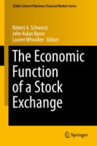 cover of the book The Economic Function of a Stock Exchange