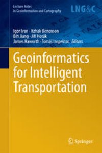 cover of the book Geoinformatics for Intelligent Transportation