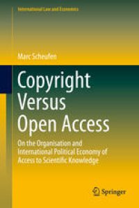 cover of the book Copyright Versus Open Access: On the Organisation and International Political Economy of Access to Scientific Knowledge