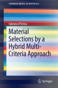 cover of the book Material Selections by a Hybrid Multi-Criteria Approach