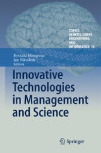 cover of the book Innovative Technologies in Management and Science