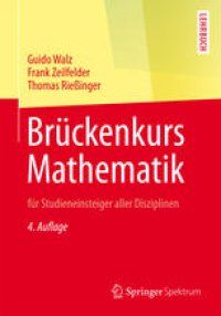 cover of the book Brückenkurs Mathematik: für Studieneinsteiger aller Disziplinen