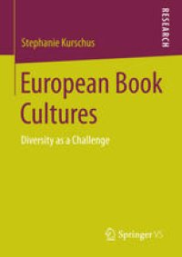 cover of the book European Book Cultures: Diversity as a Challenge