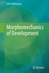 cover of the book Morphomechanics of Development