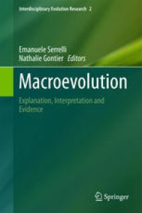 cover of the book Macroevolution: Explanation, Interpretation and Evidence