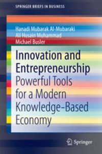 cover of the book Innovation and Entrepreneurship: Powerful Tools for a Modern Knowledge-Based Economy