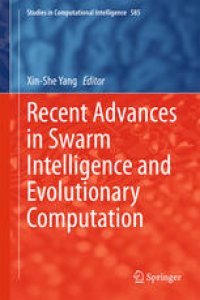 cover of the book Recent Advances in Swarm Intelligence and Evolutionary Computation