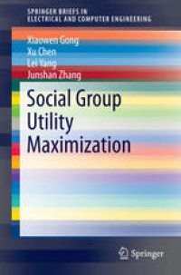 cover of the book Social Group Utility Maximization