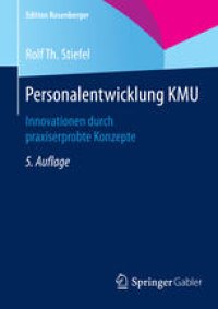 cover of the book Personalentwicklung KMU: Innovationen durch praxiserprobte Konzepte