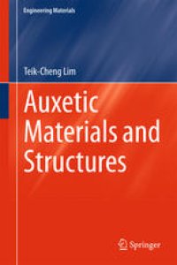 cover of the book Auxetic Materials and Structures