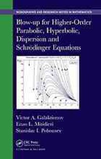 cover of the book Blow-up for higher-order parabolic, hyperbolic, dispersion and Schrödinger equations