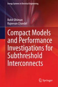 cover of the book Compact Models and Performance Investigations for Subthreshold Interconnects