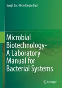 cover of the book Microbial Biotechnology- A Laboratory Manual for Bacterial Systems