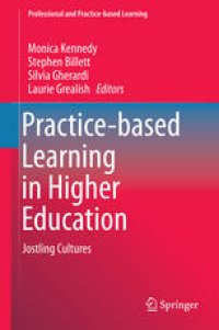 cover of the book Practice-based Learning in Higher Education: Jostling Cultures