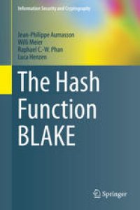 cover of the book The Hash Function BLAKE