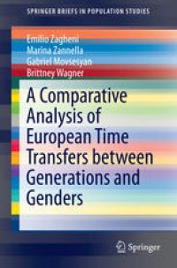 cover of the book A Comparative Analysis of European Time Transfers between Generations and Genders