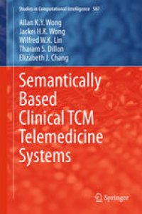 cover of the book Semantically Based Clinical TCM Telemedicine Systems