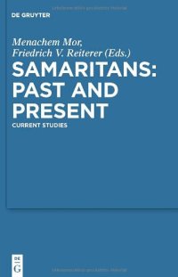 cover of the book Samaritans: Past and Present. Current Studies