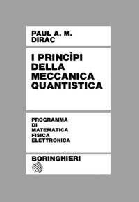 cover of the book I princìpi della meccanica quantistica