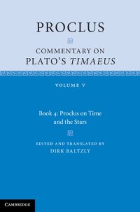 cover of the book Proclus: Commentary on Plato's Timaeus: Volume 5, Book 4