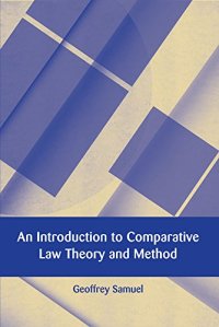 cover of the book An Introduction to Comparative Law Theory and Method