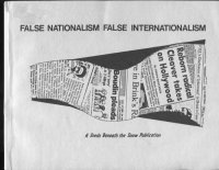 cover of the book False Nationalism, False Internationalism: Class Contradictions in the Armed Struggle