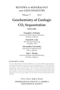 cover of the book Geochemistry of Geologic CO2 Sequestration