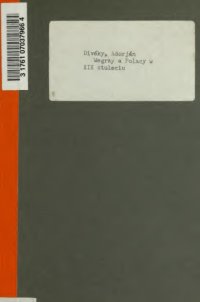 cover of the book Węgrzy a Polacy w 19 stuleciu