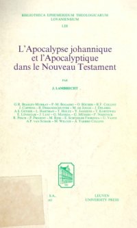 cover of the book L'Apocalypse johannique et l'Apocalyptique dans le Nouveau Testament