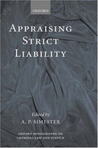 cover of the book Appraising Strict Liability