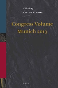 cover of the book Congress Volume Munich 2013